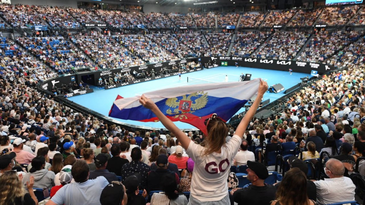 Russische Flagge bei Australian Open verboten