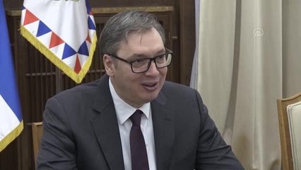 Sırp lider Vucic, İngiltere'nin Batı Balkanlar Özel Temsilcisi Peach'i kabul etti
