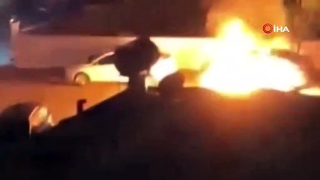 Ülkü Ocağı Başkanı'nın aracı yandı! Kundaklama şüphesi var