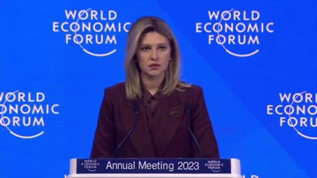 Suivez en direct l'intervention d'Olena Zelenska au forum de Davos