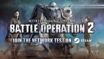 Mobile Suit Gundam Battle Operation 2 Official Steam Announcement Trailer