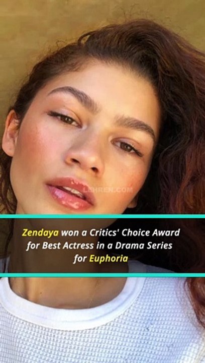 Zendaya Won To Critics' Choice Award For Euphor...