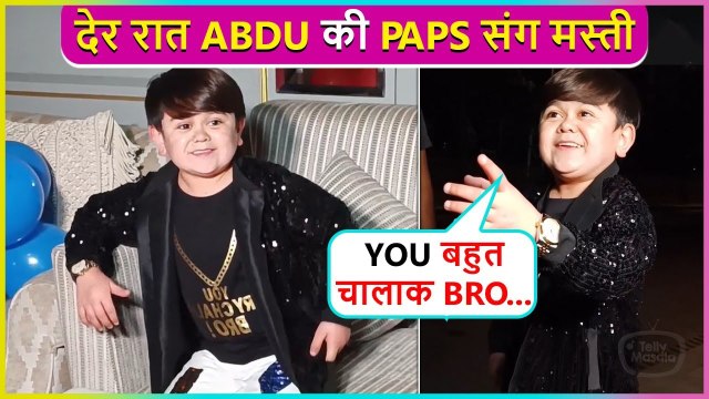 Lights Band Karo... Abdu Rozik's Unlimited Masti With Paps After Leaving Bigg Boss 16 House