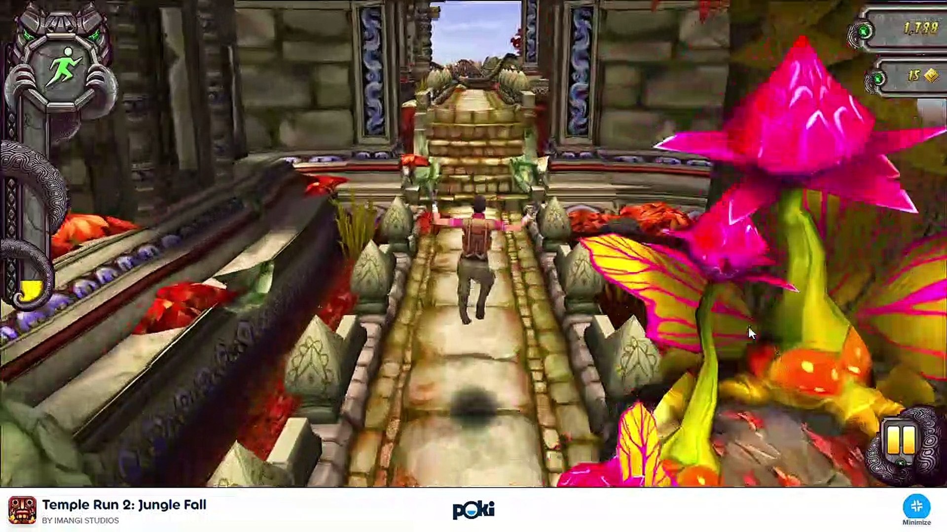 TEMPLE RUN 2_ JUNGLE FALL - Play Temple Run 2_ Jungle Fall on Poki - video  Dailymotion