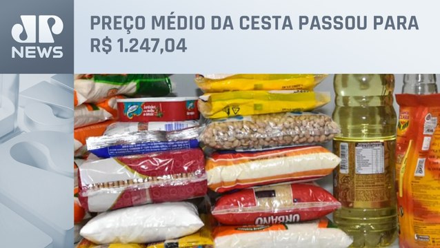 Cesta básica em SP tem alta de 14,62% em 2022