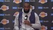 Lakers - LeBron : "J'étais épuisé et fatigué"