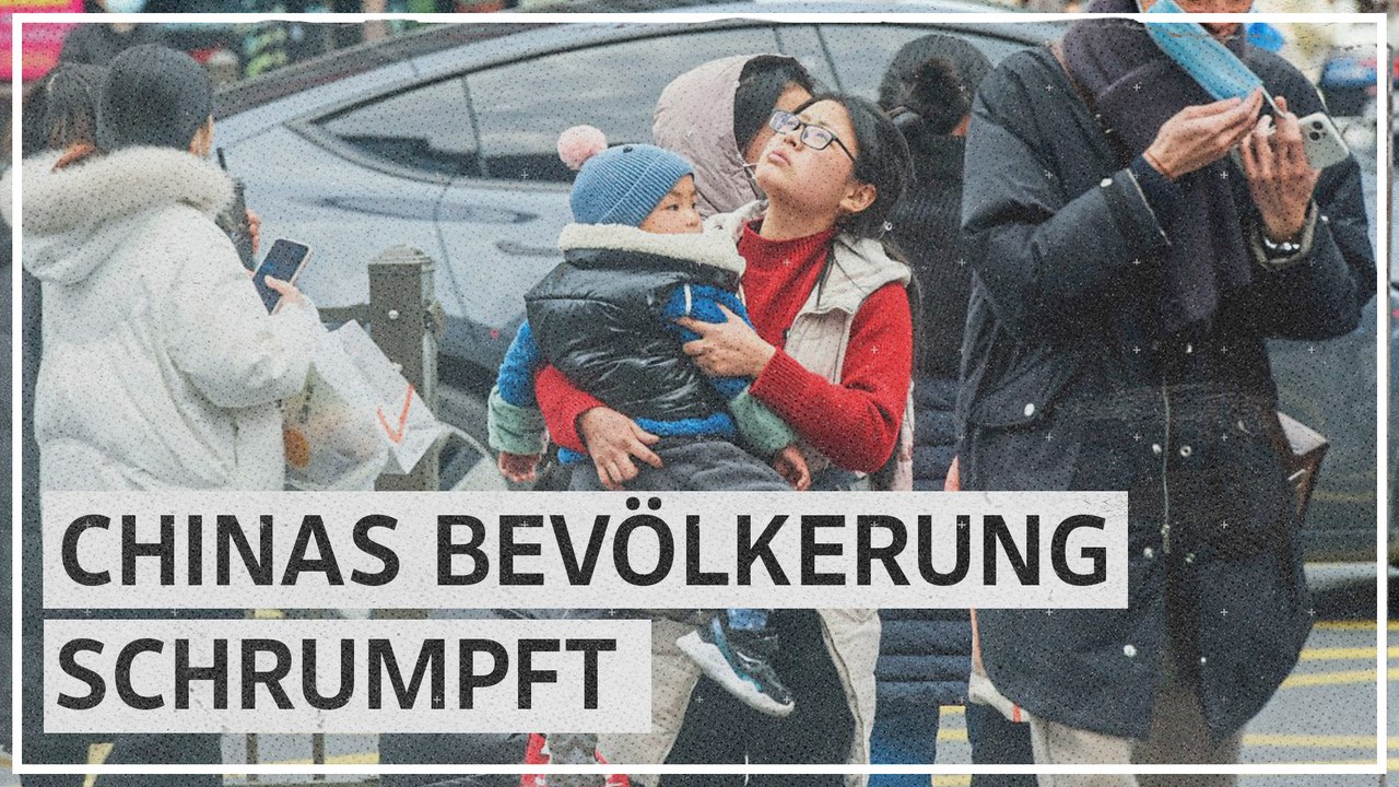 Chinas Bevölkerung schrumpft zum ersten Mal seit 60 Jahren