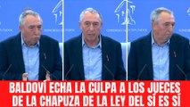 El sectario Baldoví echa la culpa a los jueces de la chapuza ley de Irene Montero