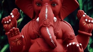 Eco-Friendly Red Soil Ganesha