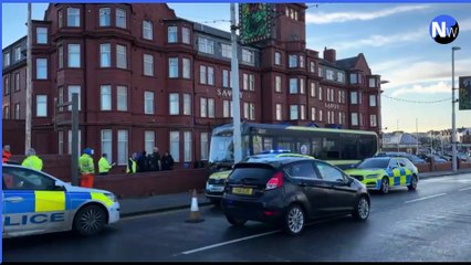 North west news update 17 Jan 2023: A bus crashed into a lamppost and a wall outside a hotel