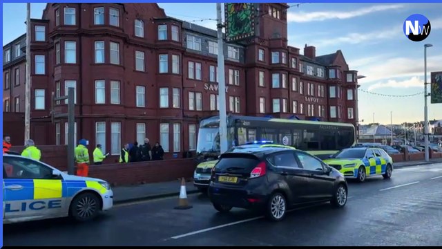 North west news update 17 Jan 2023: A bus crashed into a lamppost and a wall outside a hotel