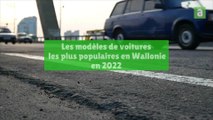 Voitures en Wallonie : les modèles les plus vendus en 2022