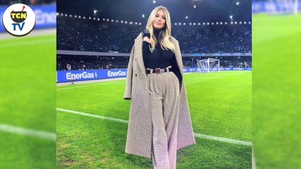 Diletta Leotta was at Napoli and attracted all eyes