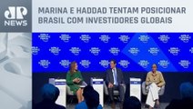 Marina Silva e Haddad falam em painel sobre o Brasil no Fórum Econômico Mundial em Davos
