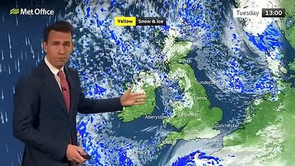 Met Office weather forecast for Tuesday, January 17, 2023