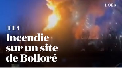 L'incendie chez Bolloré Logistics près de Rouen finalement maîtrisé