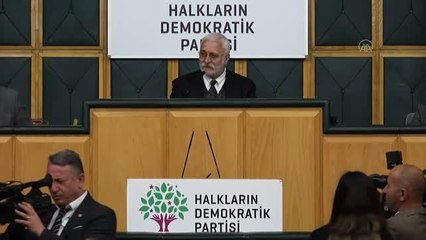 Buldan, HDP TBMM Grup Toplantısı'nda konuştu