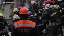 Decenas de personas continúan atrapadas en el edificio destruido por el Ejército ruso en Dnipro