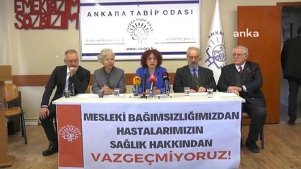 Ankara'da Muayenehane Hekimlerinden, Sağlık Bakanı'na Çağrı: "Bir An Önce Toplum Yararına Olmayan, Hekim Bağımsızlığını Yok Eden Yönetmeliği İptal...