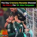The day Cristiano Ronaldo showed no Mercy for Sir Alex Ferguson