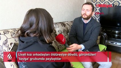 Liseli kızı arkadaşları öldüresiye dövdü! Görüntüleri 'kavga' grubunda paylaştılar