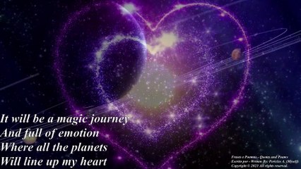 I want to take you to stars, I will give my heart, I love you! [Poetry] [Remake] [Quotes and Poems]