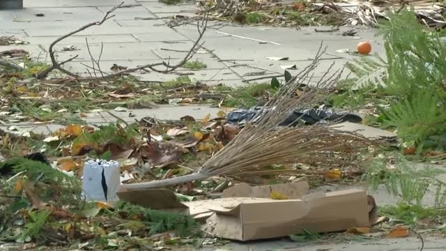 El viento provoca destrozos en Albacete y en numerosas localidades del Mediterráneo