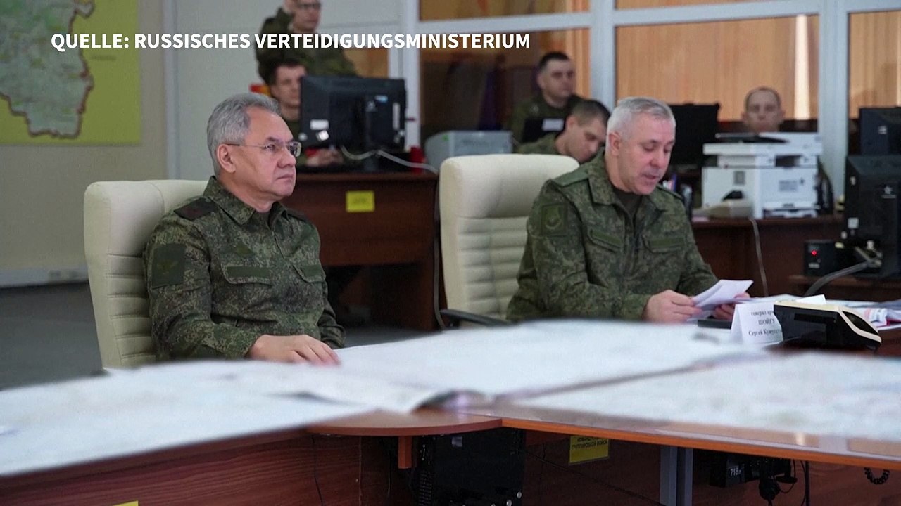 Schoigu besucht Ukraine-Truppen