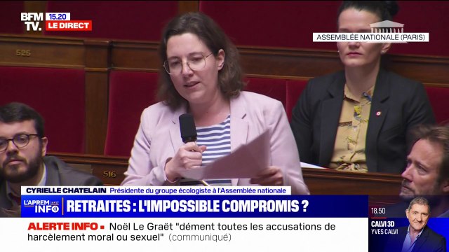 Cyrielle Chatelain (EELV) à Élisabeth Borne: C'est votre échec, c'est celui de l'emploi des 55 ans