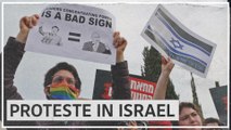 Weiterhin Proteste gegen rechte Regierung in Israel: 