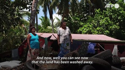 'Nobody can stop water': Fijians brace for relocation as sea level rises