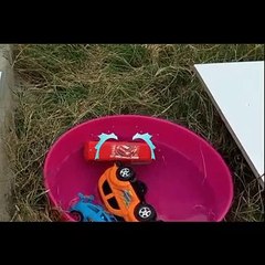 Bus Fall in Water | | Kids Toys Playground #kids #shorts