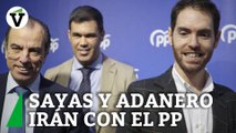 El PP alcanza un acuerdo con Sayas y Adanero para ir juntos a las elecciones forales y municipales