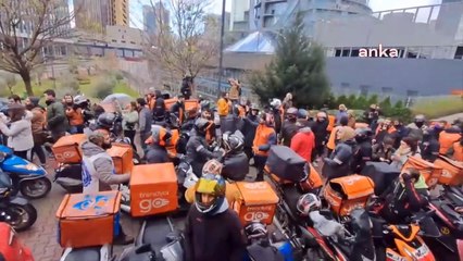 Trendyol Go kuryeleri kontak kapattı