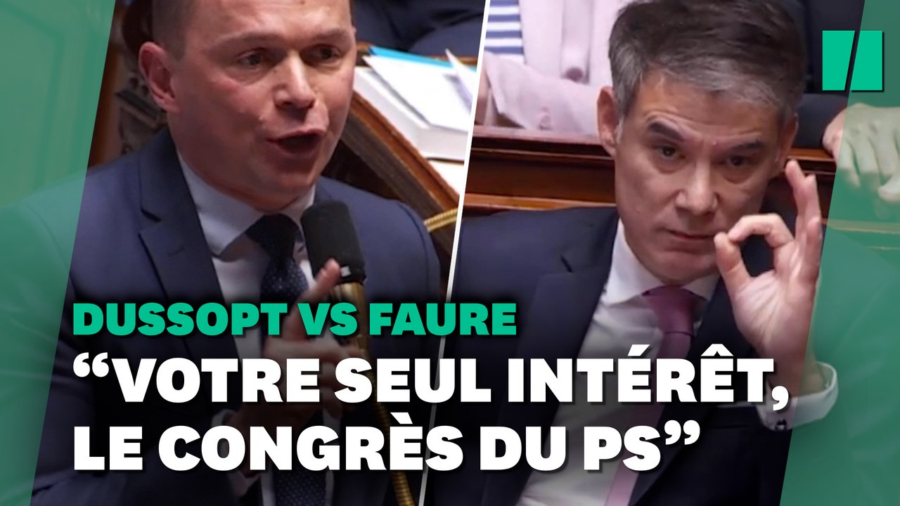 Olivier Dussopt vs Olivier Faure: à l'Assemblée...