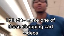 'Shopping Cart' trend teaches man that life isn't how it's shown in movies