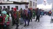 Ativistas climáticos protestam contra elites de Davos