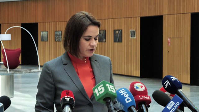 Começa o julgamento à revelia da opositora bielorrussa Svetlana Tikhanovskaya