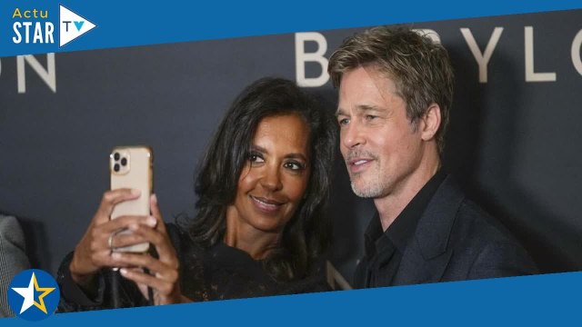 Karine Le Marchand dévoile les coulisses de son selfie avec Brad Pitt… qu'elle a failli manquer !
