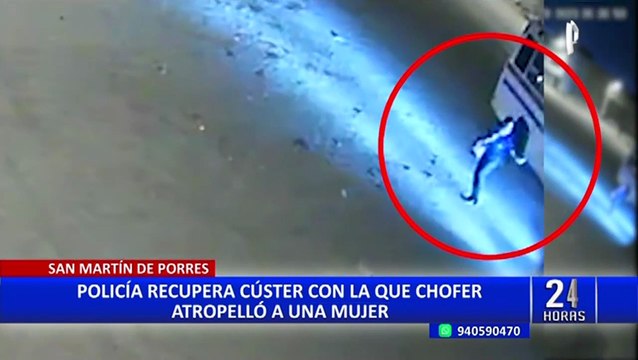 SMP: Policía Nacional recupera cúster con la que chófer atropelló a una mujer y la dejó grave