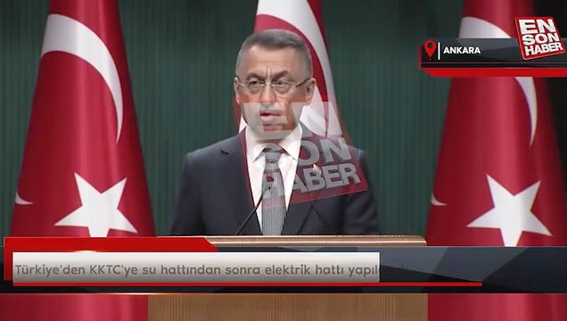 Türkiye'den KKTC'ye su hattından sonra elektrik hattı yapılacak