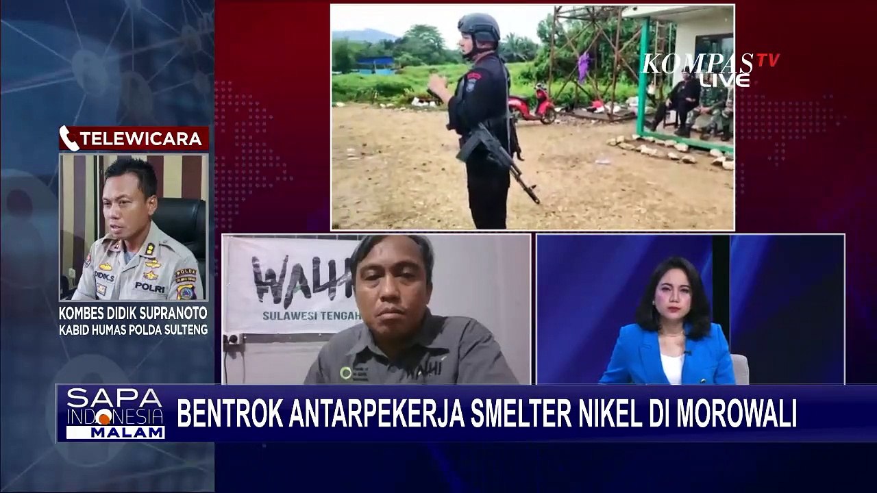 Bentrokan di Smelter Nikel PT GNI di Morowali Utara, 2 Orang Tewas