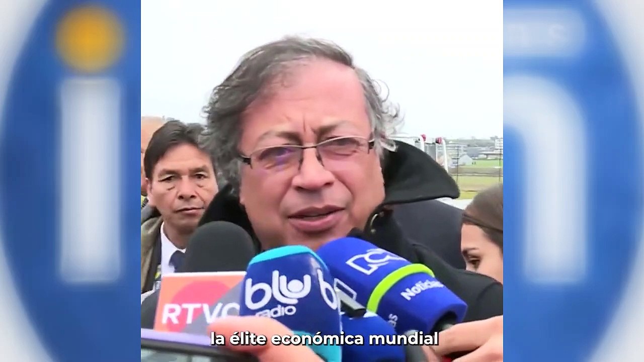 Declaraciones de Petro en Davos