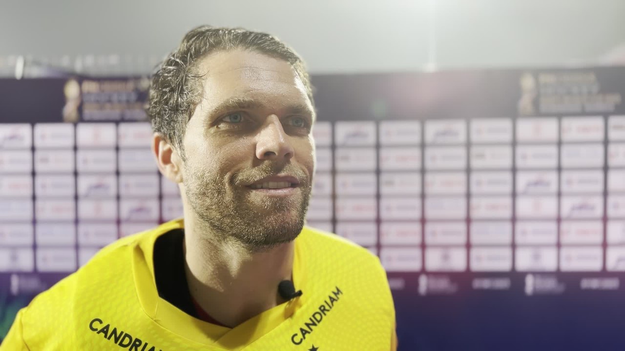 L’interview de Vincent Vanasch après le partage des Red Lions contre l'Allemagne