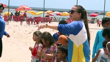 Férias com muita atividade na orla de Bairro Novo