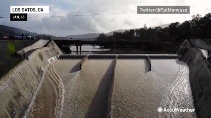 Lexington Reservoir Overflows After Heavy Rainfall 🌧️