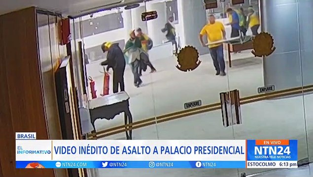 Publican videos inéditos sobre el asalto al Congreso en Brasil: manifestantes rompieron todo a su paso