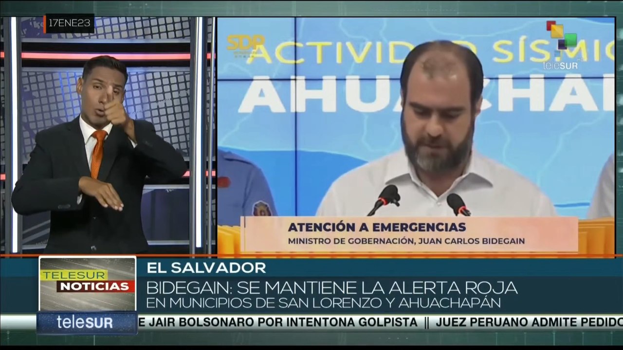 El Salvador: Continúan movimientos sísmicos de peligro para la población
