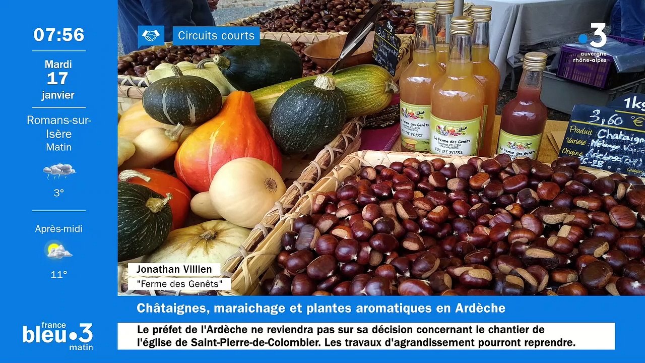 À Arlebosc, des confitures de fruits et de châtaignes, compotes, soupes, jus...Bio