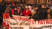 Fiaccolata a Marsiglia contro la riforma delle pensioni di Macron